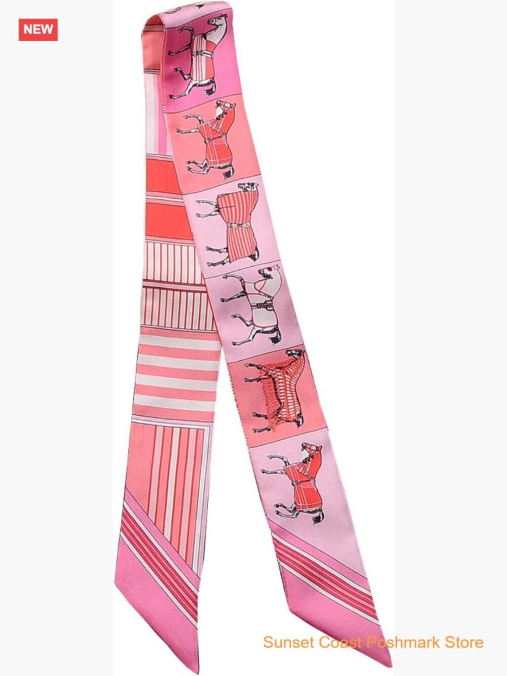 Mulberry Silk Scarf Hair Tie Handbag Wrap Neckerchief Multifunction